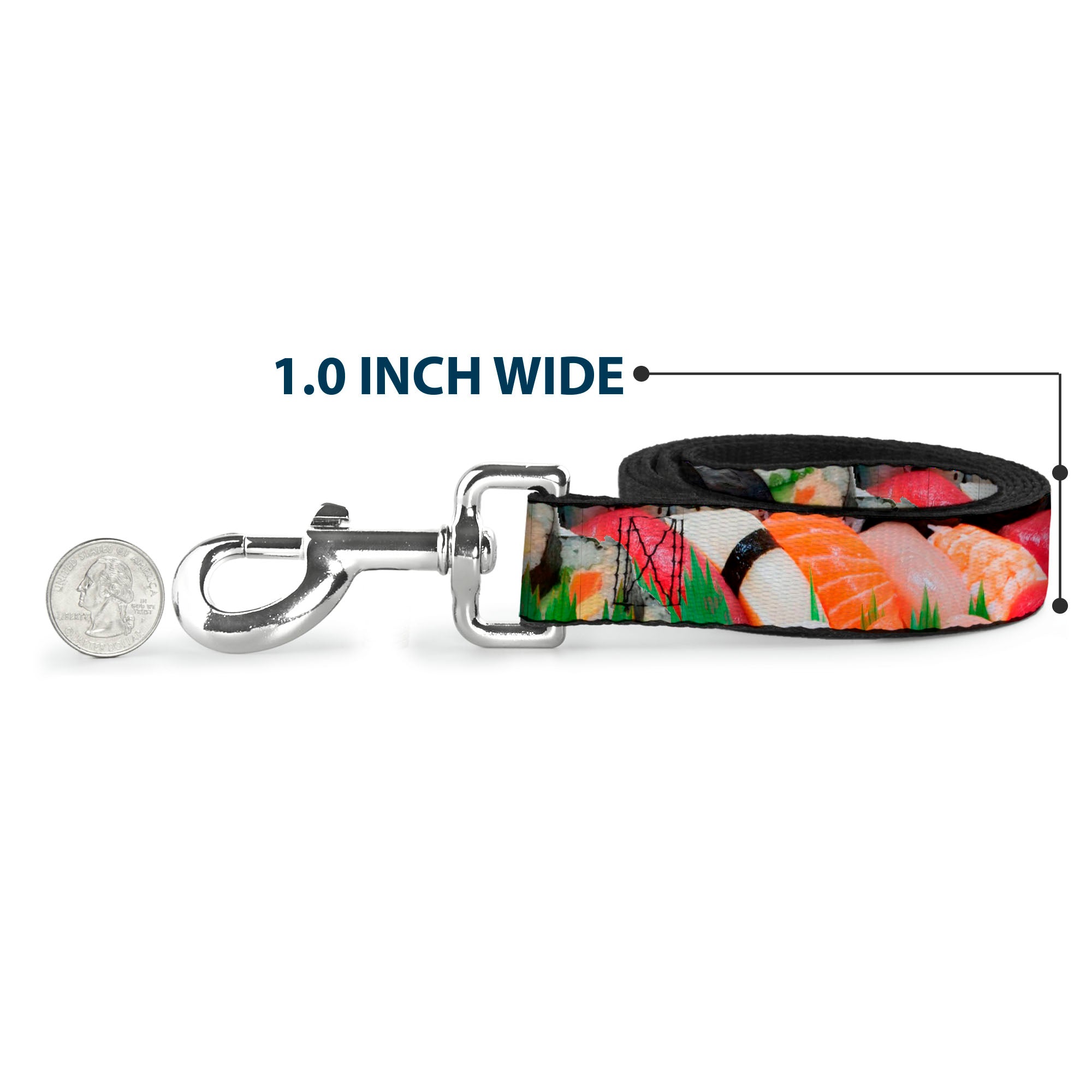 Dog Leash - Sushi Vivid Dog Leashes Buckle-Down