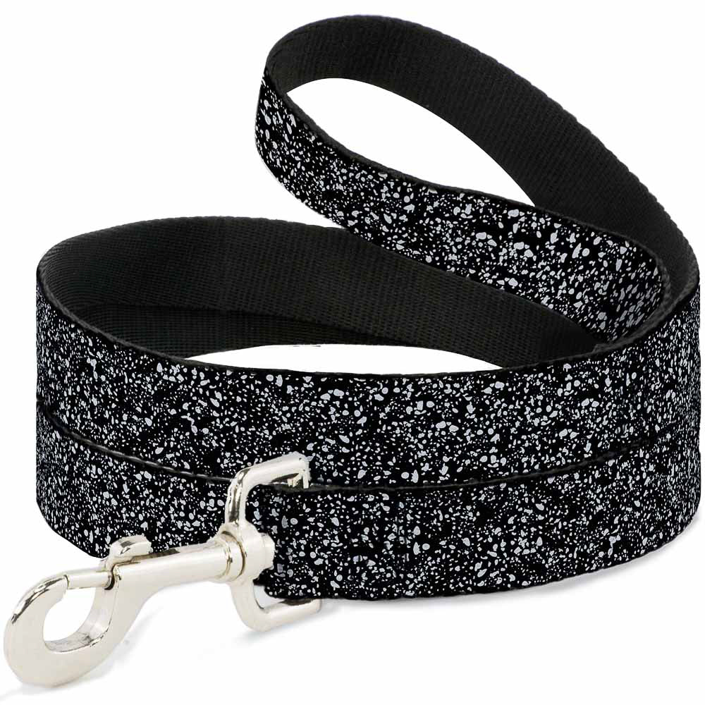Dog Leash - Speckle Black/White Dog Leashes Buckle-Down