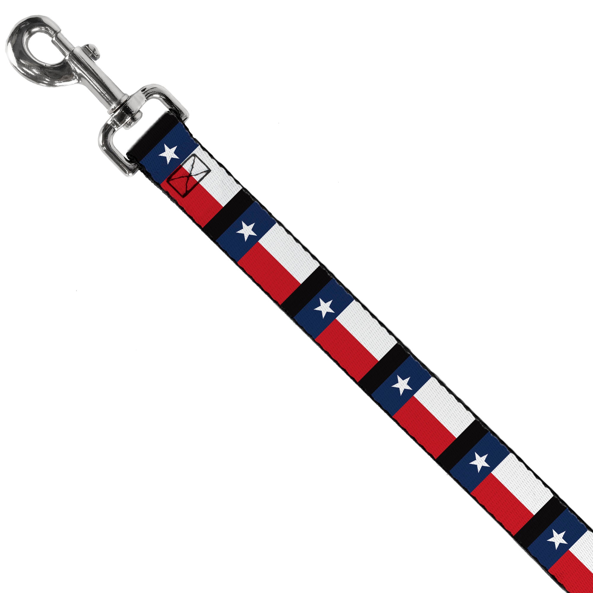 Dog Leash - Texas Flag/Black Dog Leashes Buckle-Down