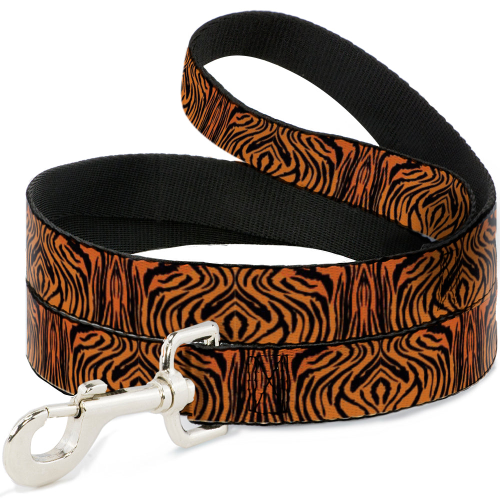 Dog Leash - Tiger2 Orange/Black Dog Leashes Buckle-Down