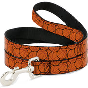 Dog Leash - Basketballs Stacked Dog Leashes Buckle-Down
