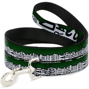 Dog Leash - Colorado Mountains Green/White/Black Text Dog Leashes Buckle-Down