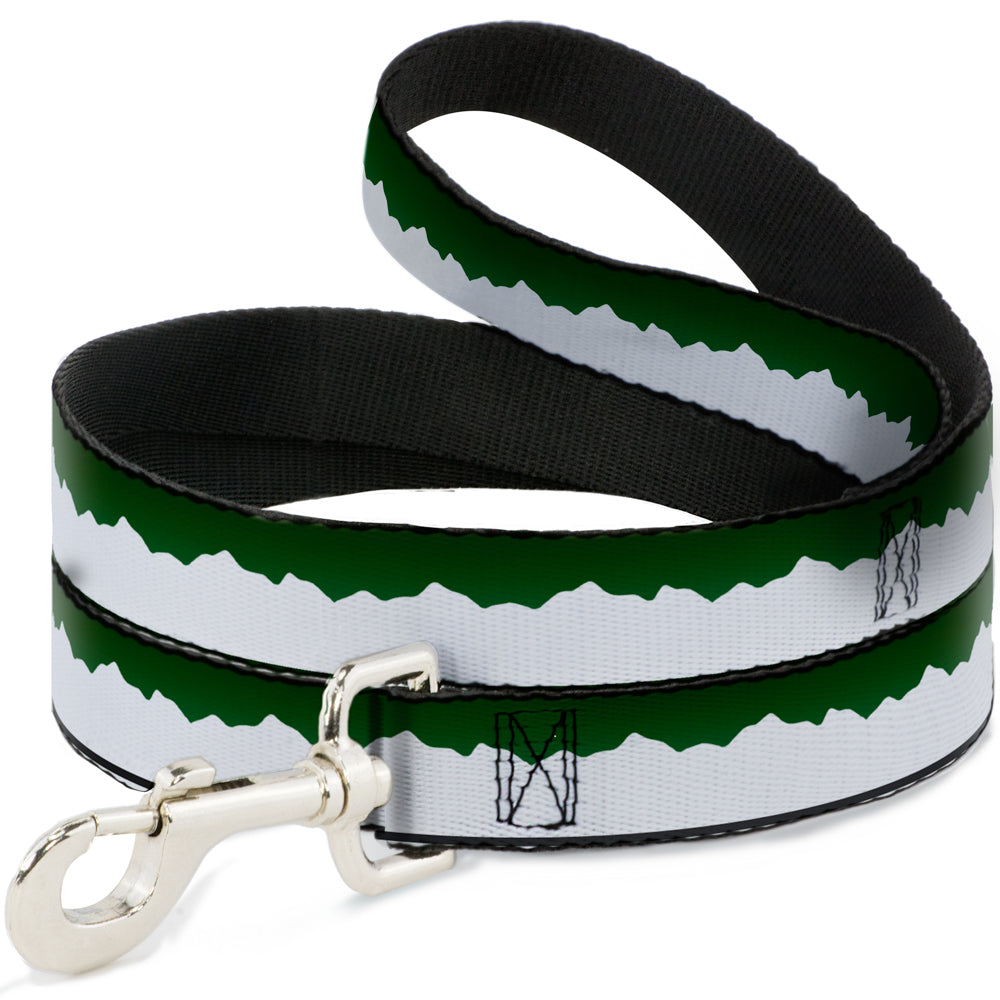 Dog Leash - Colorado Solid Mountains Green/White Dog Leashes Buckle-Down