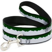 Dog Leash - Colorado Solid Mountains Green/White Dog Leashes Buckle-Down