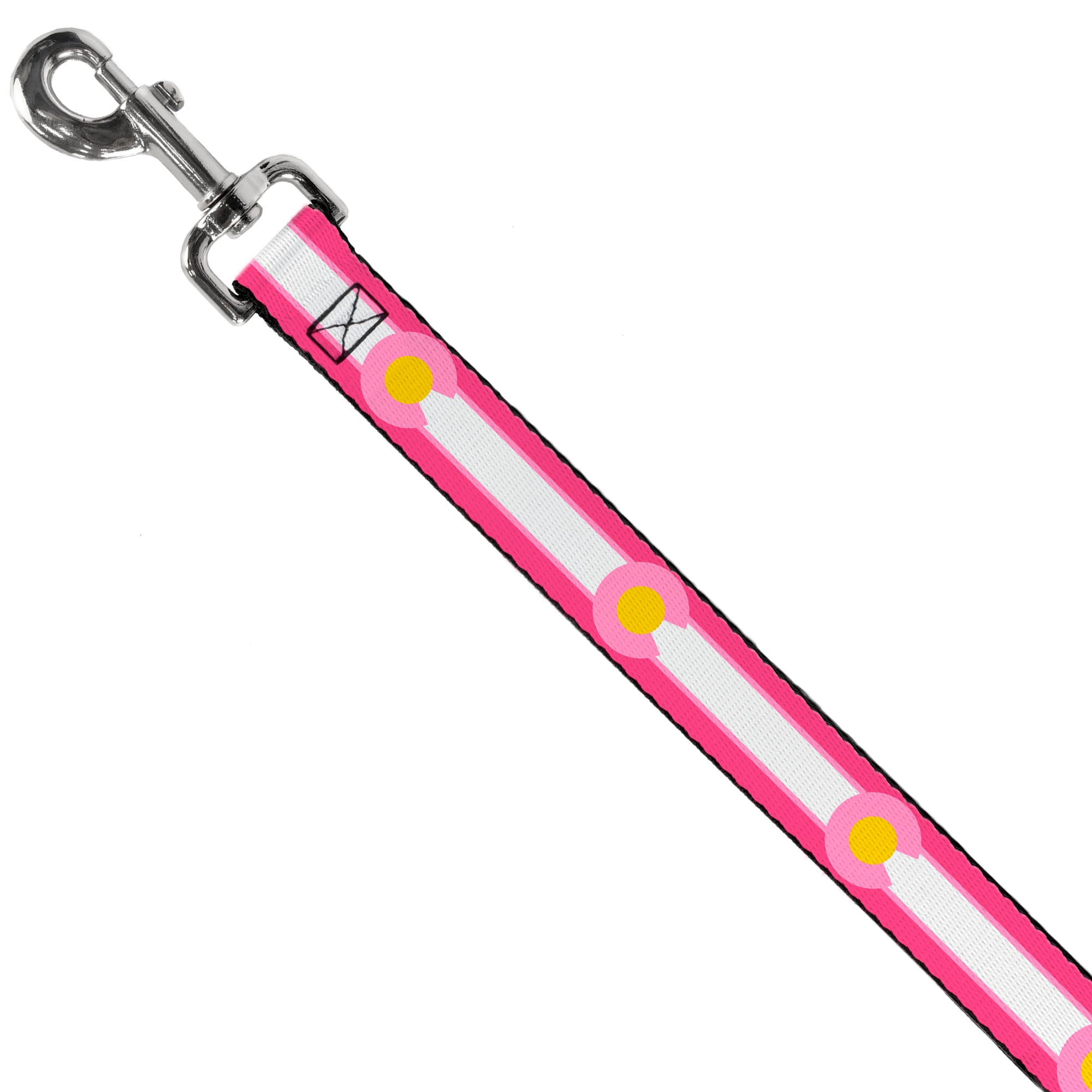 Dog Leash - Colorado Flags7 Repeat Pinks/White/Light Pink/Yellow Dog Leashes Buckle-Down