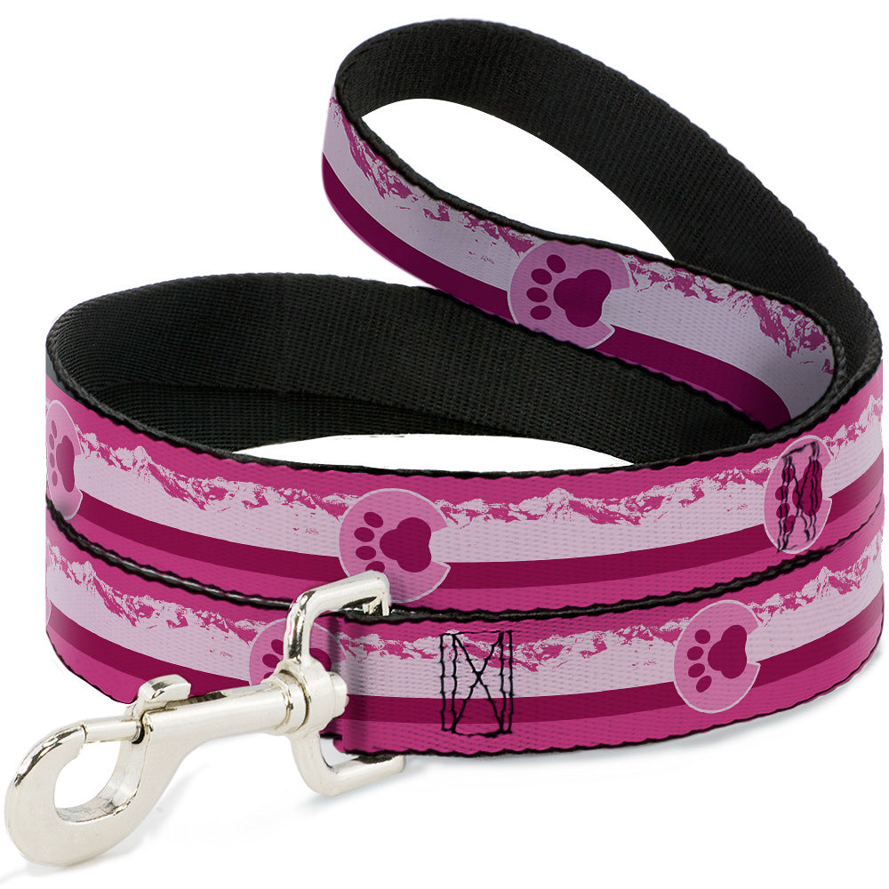 Dog Leash - Colorado Paw/Mountains Pinks Dog Leashes Buckle-Down