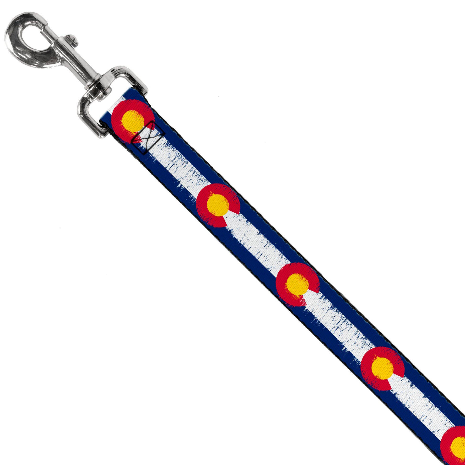 Dog Leash - Colorado Flags2 Repeat Weathered Dog Leashes Buckle-Down
