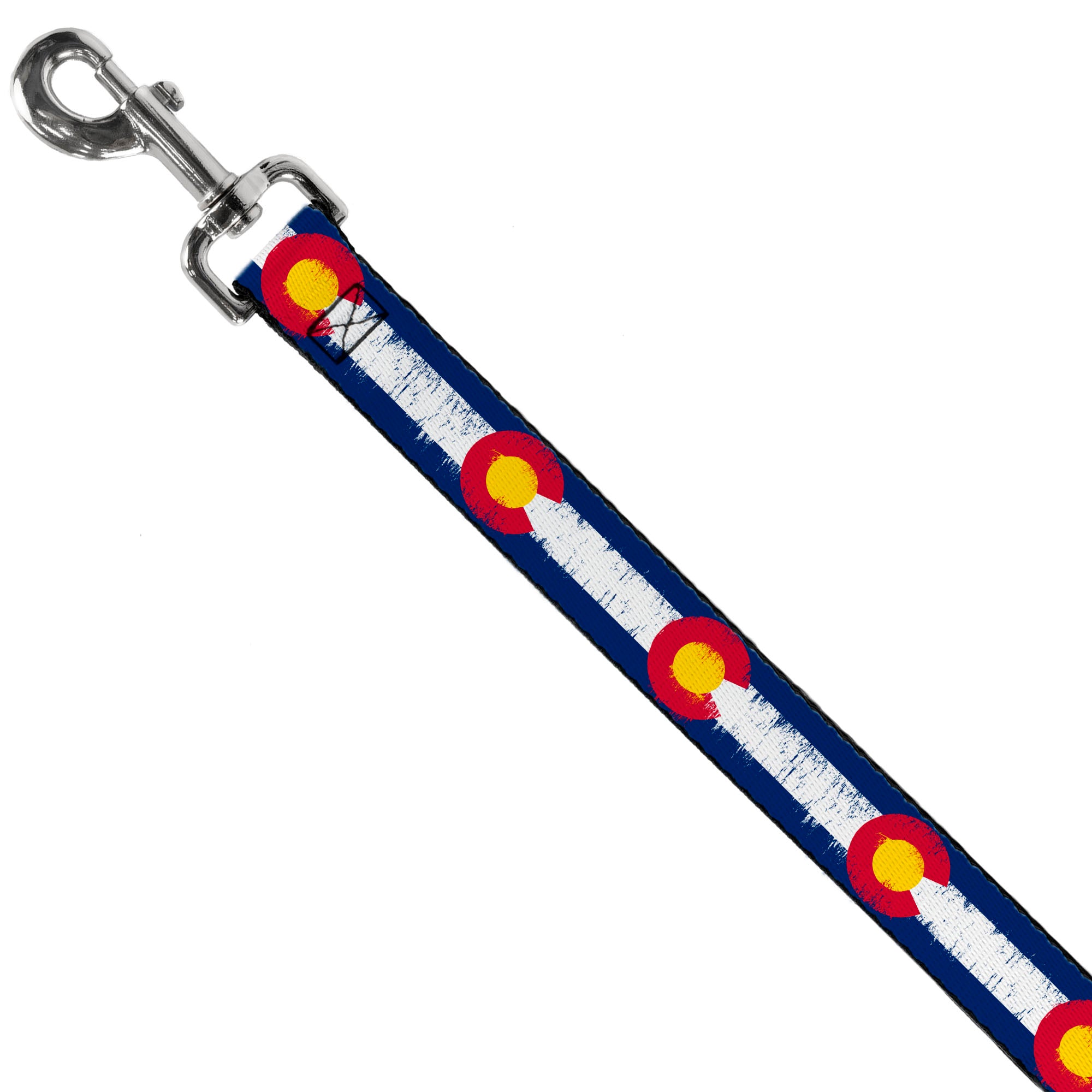 Dog Leash - Colorado Flags2 Repeat Weathered Dog Leashes Buckle-Down