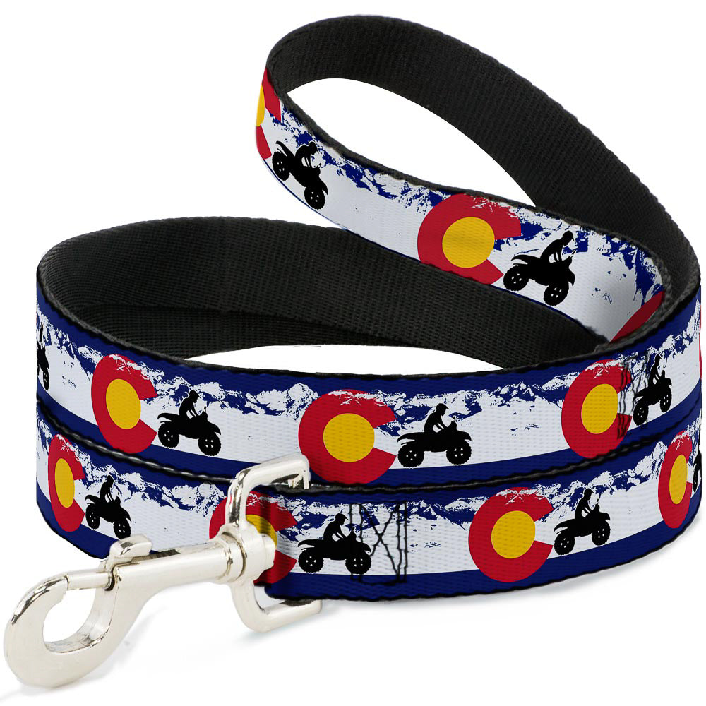 Dog Leash - Colorado/ATV Rider/Mountains Dog Leashes Buckle-Down
