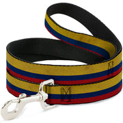 Dog Leash - Colombia Flag Distressed Dog Leashes Buckle-Down