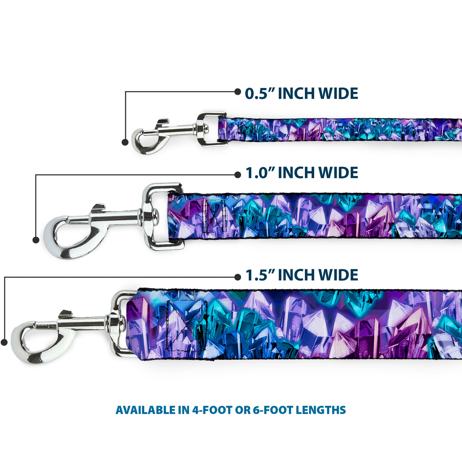 Dog Leash - Crystals2 Blues/Purples Dog Leashes Buckle-Down