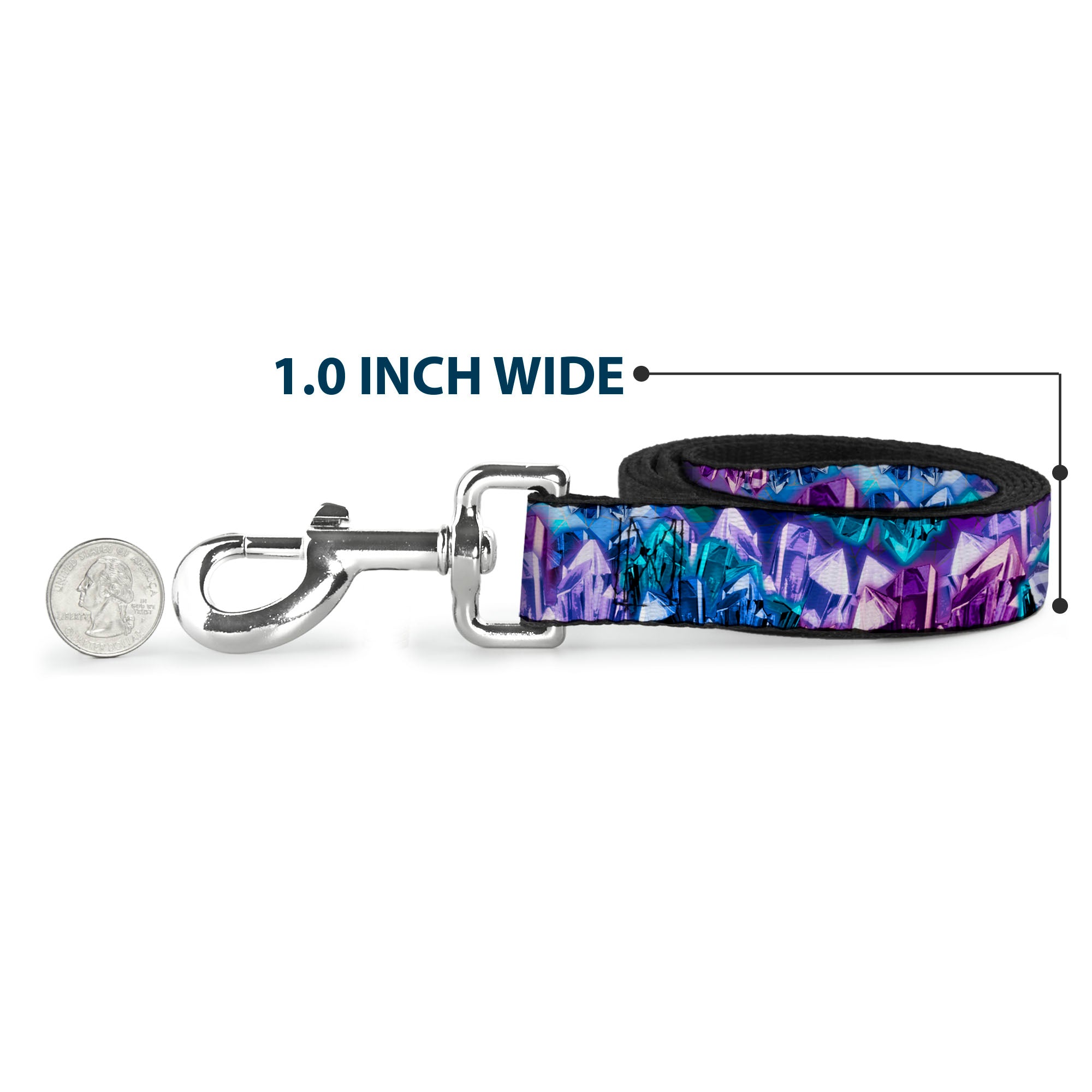 Dog Leash - Crystals2 Blues/Purples Dog Leashes Buckle-Down
