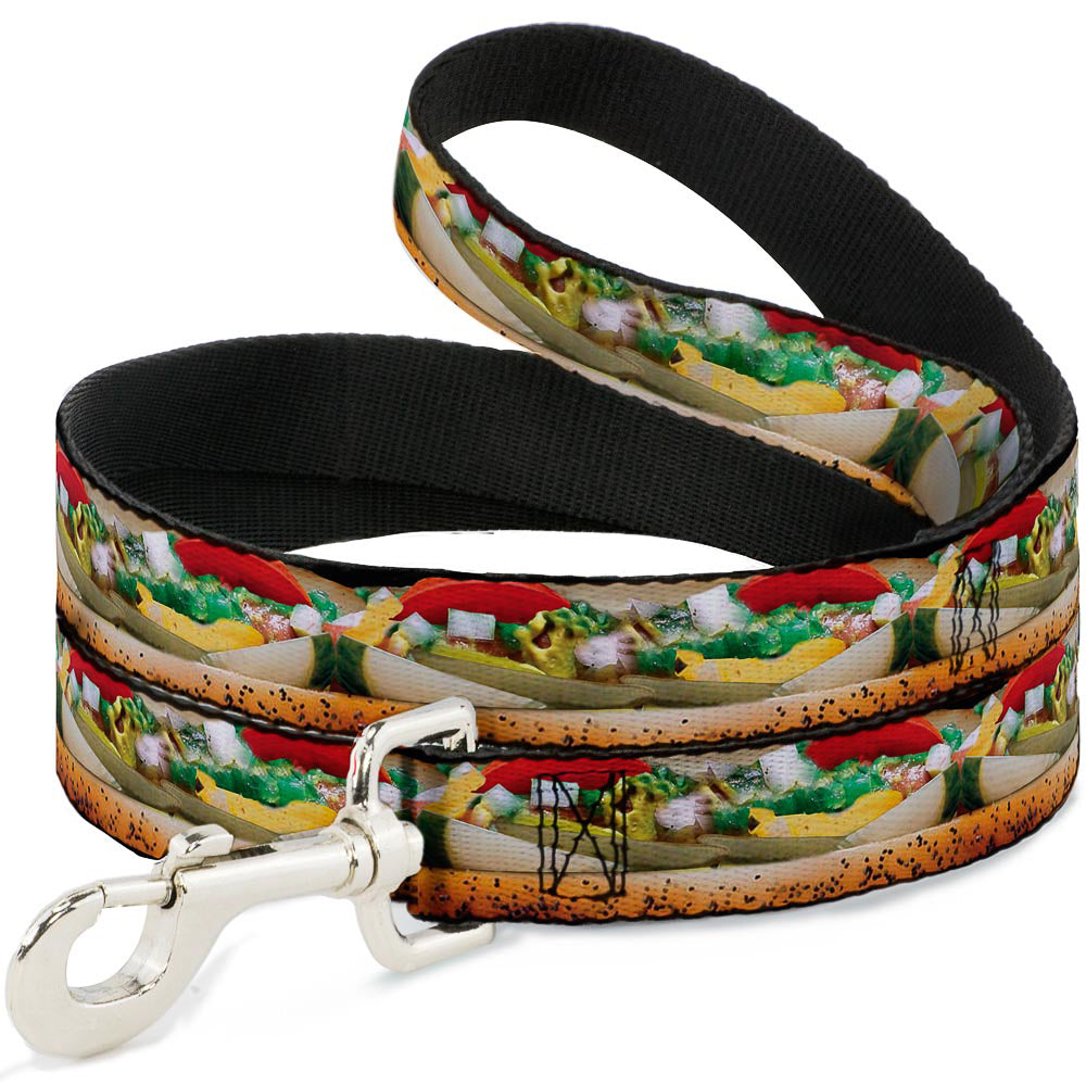 Dog Leash - Chicago Style Hot Dog Vivid Dog Leashes Buckle-Down