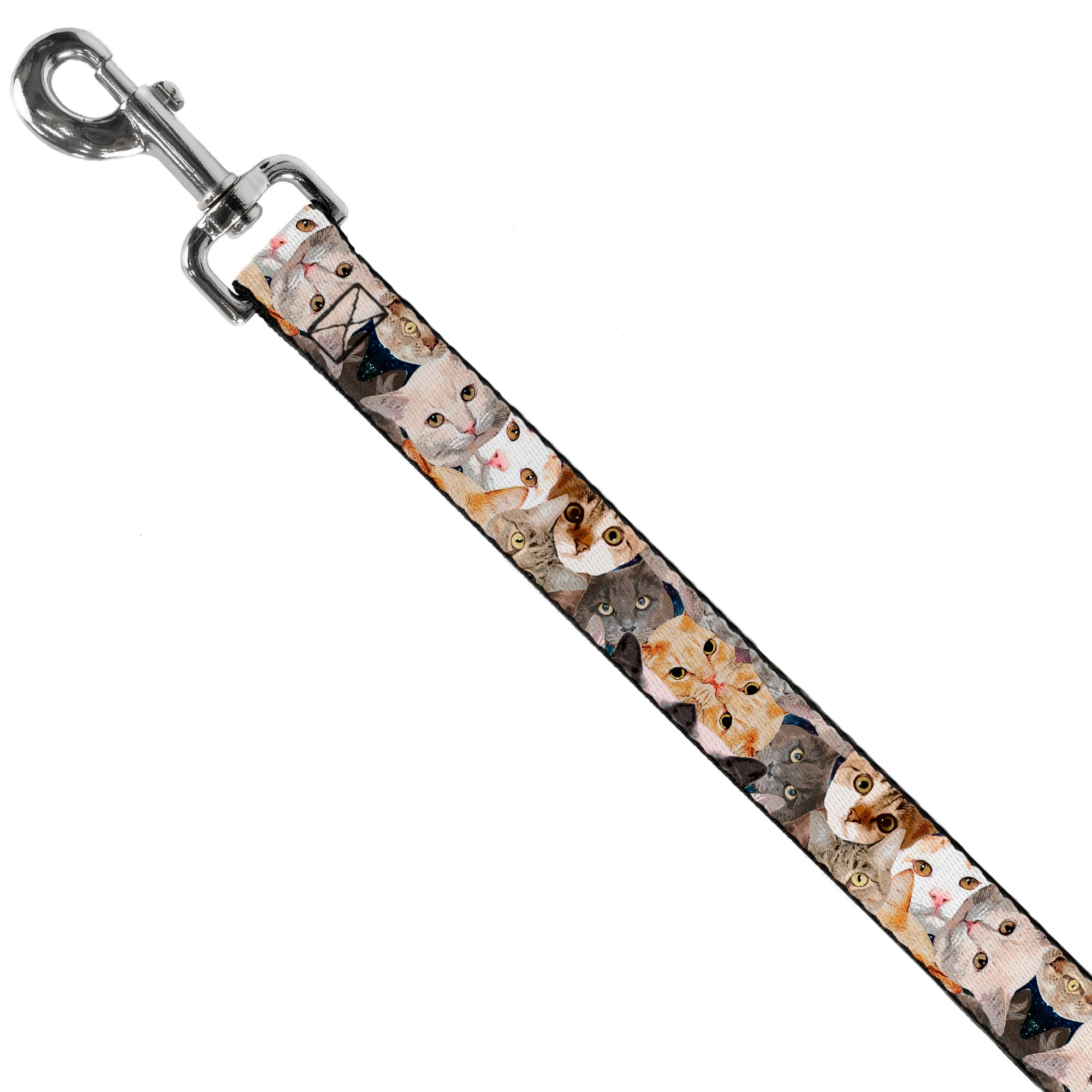 Dog Leash - Cat Faces Stacked Dog Leashes Buckle-Down