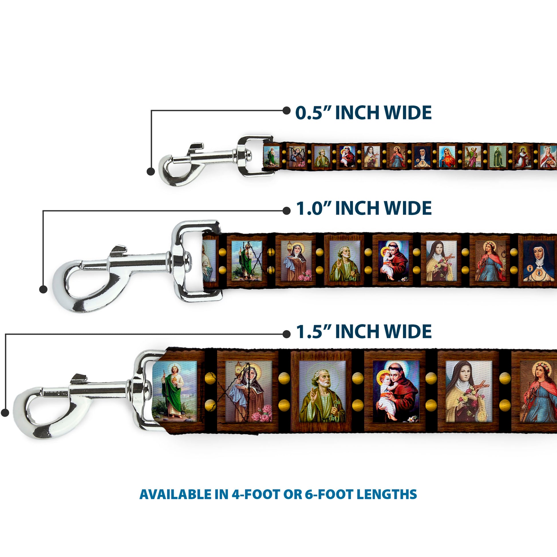 Dog Leash - Saint Blocks Dog Leashes Buckle-Down