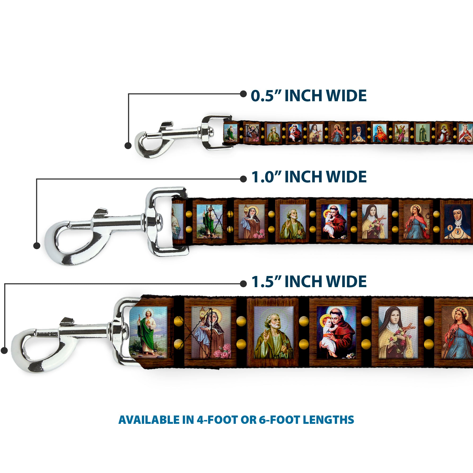 Dog Leash - Saint Blocks Dog Leashes Buckle-Down