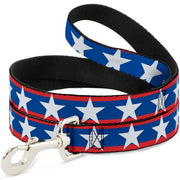 Dog Leash - Stars/Stripes Red/Blue/White Dog Leashes Buckle-Down