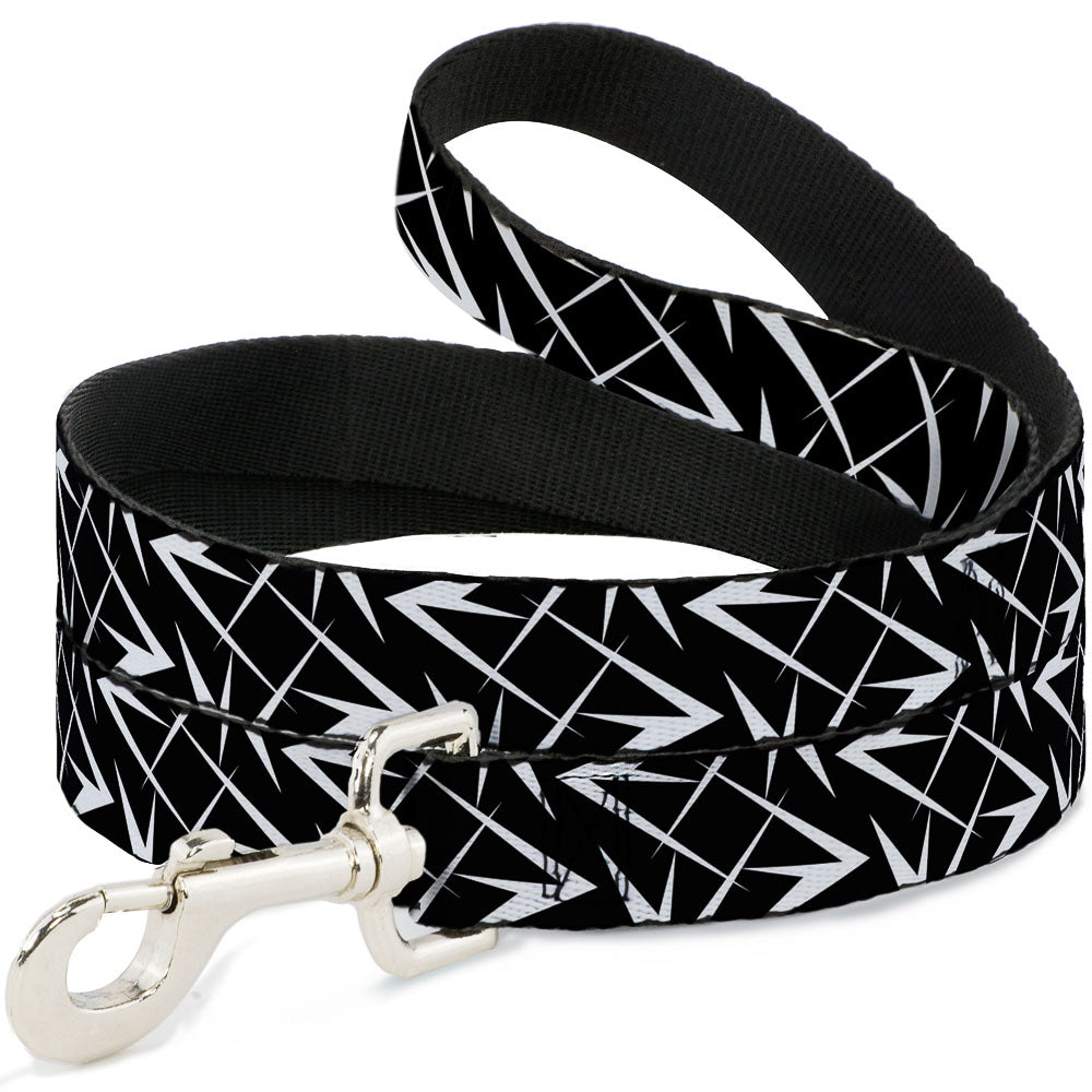 Dog Leash - Spikes Scattered Black/White Dog Leashes Buckle-Down