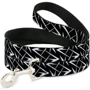 Dog Leash - Spikes Scattered Black/White Dog Leashes Buckle-Down