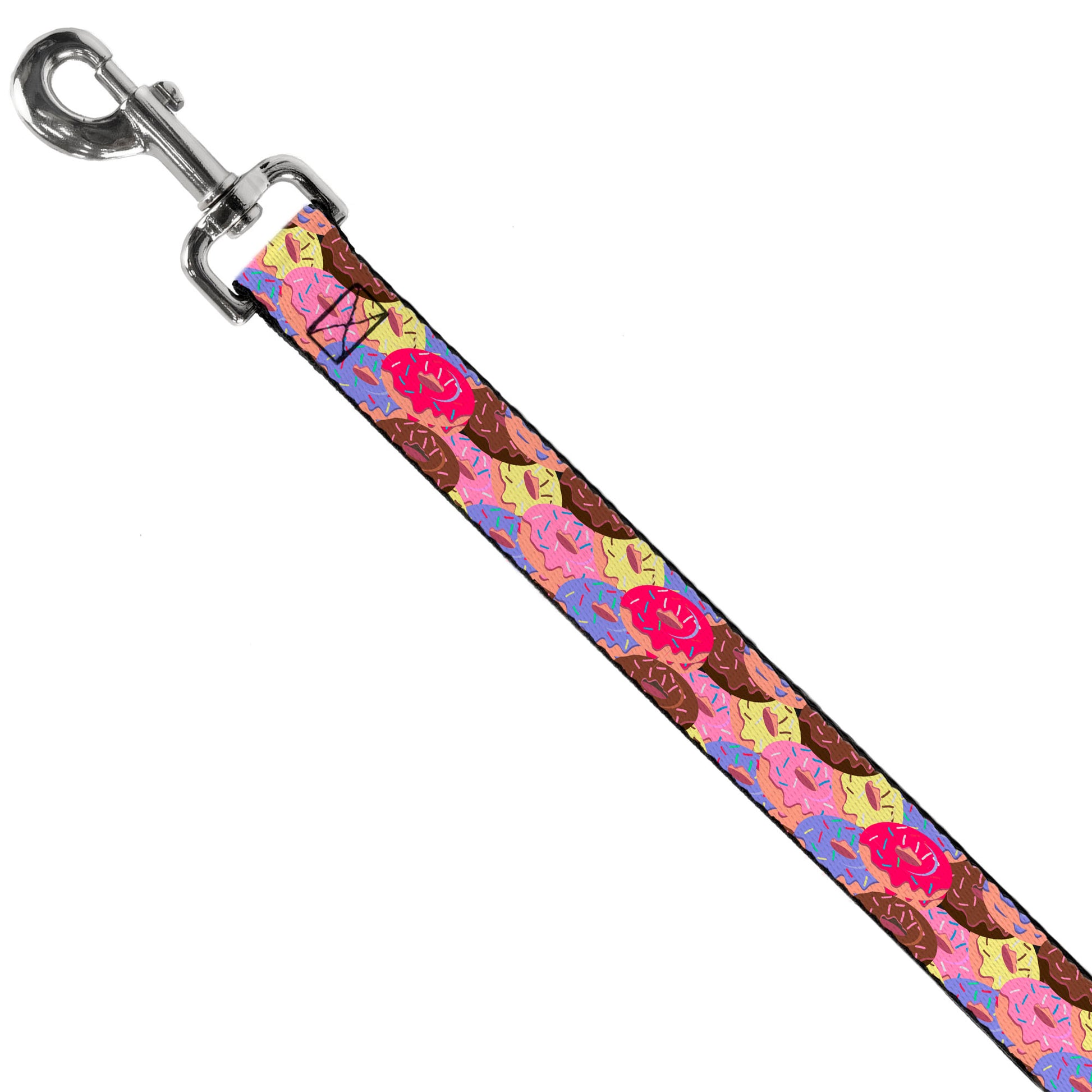 Dog Leash - Sprinkle Donuts Stacked Multi Color Dog Leashes Buckle-Down