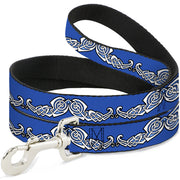 Dog Leash - Celtic Knot4 Blues/Black/White Dog Leashes Buckle-Down