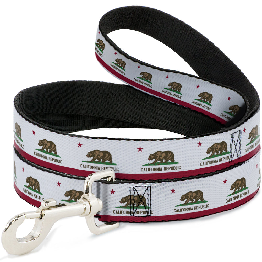 Dog Leash - California Flag Continuous Dog Leashes Buckle-Down