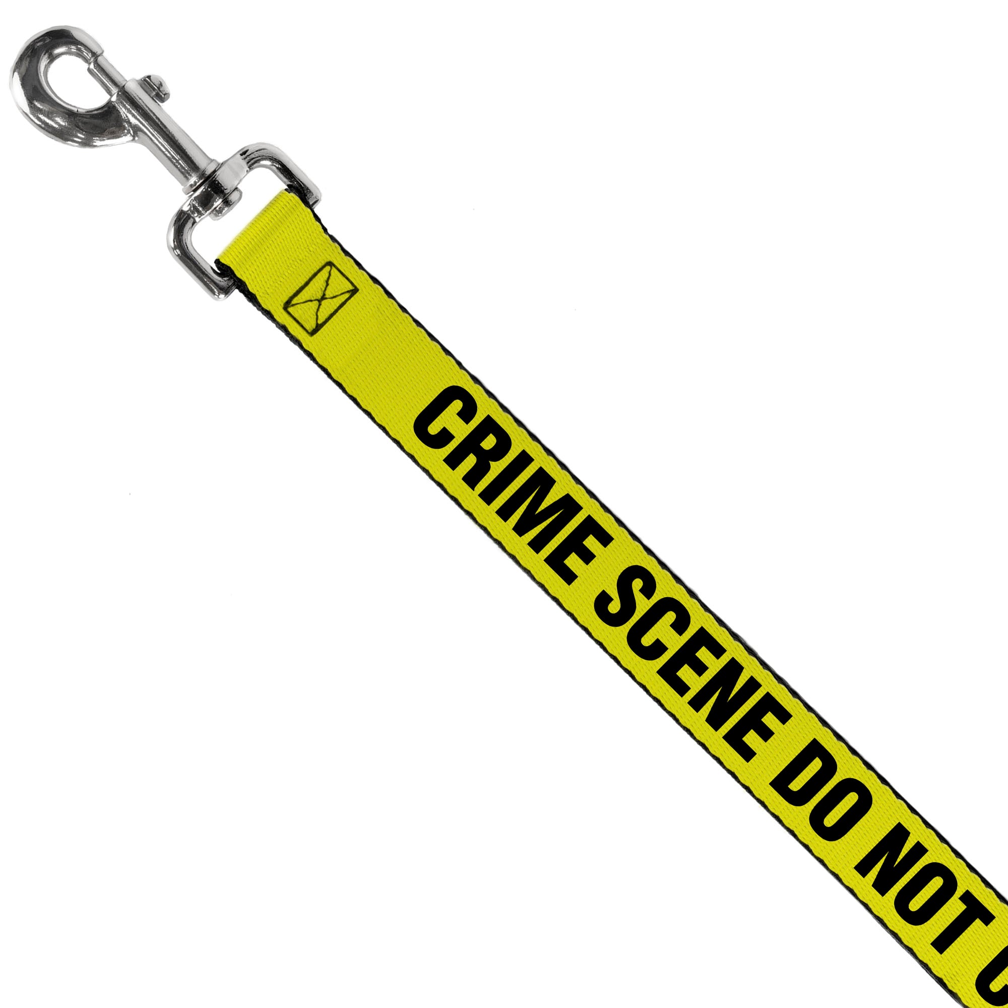 Dog Leash - CRIME SCENE DO NOT CROSS Yellow/Black Dog Leashes Buckle-Down