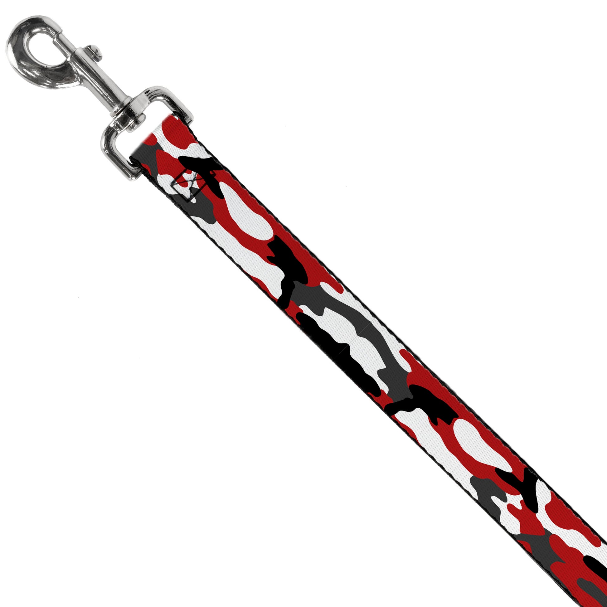 Dog Leash - Camo Red/Black/Gray/White Dog Leashes Buckle-Down