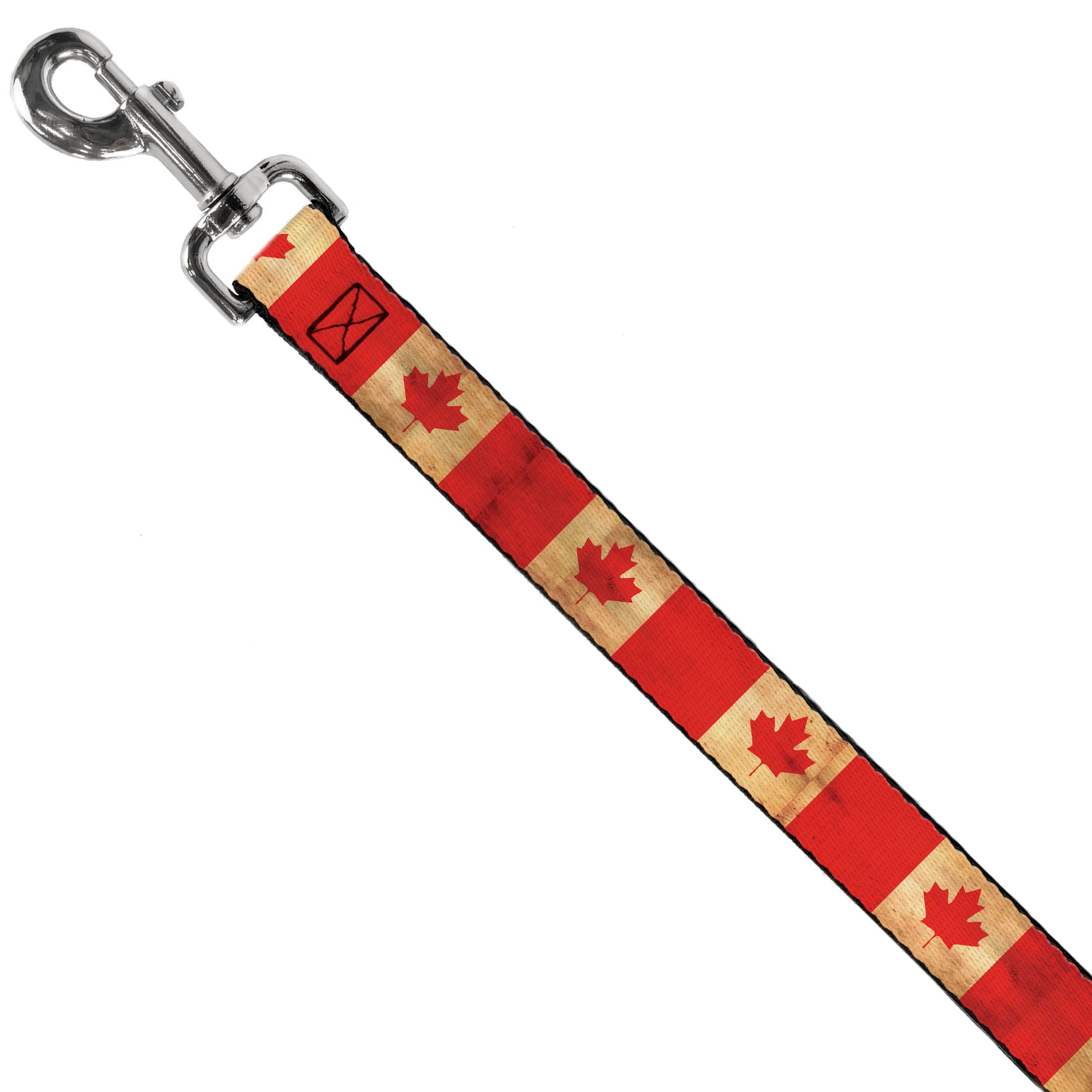 Dog Leash - Canada Flag Continuous Vintage Dog Leashes Buckle-Down