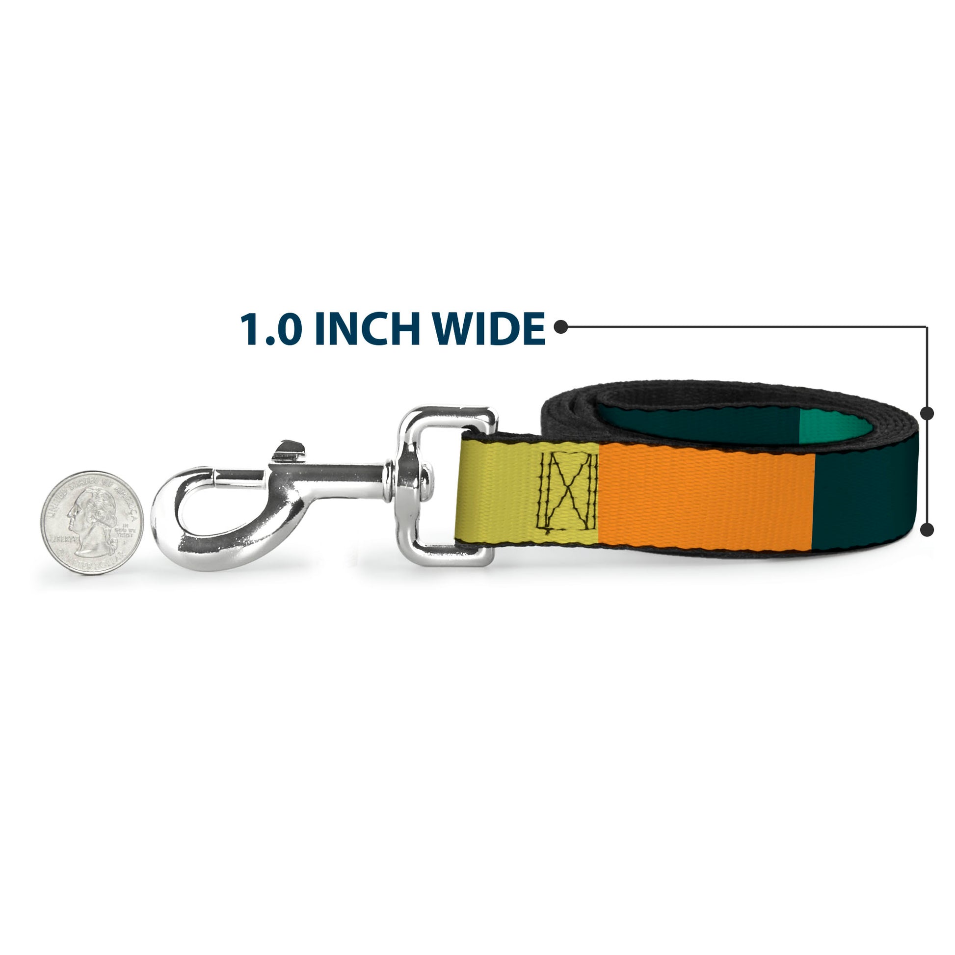 Dog Leash - Summer Essentials Color Block 1 Dog Leashes Buckle-Down
