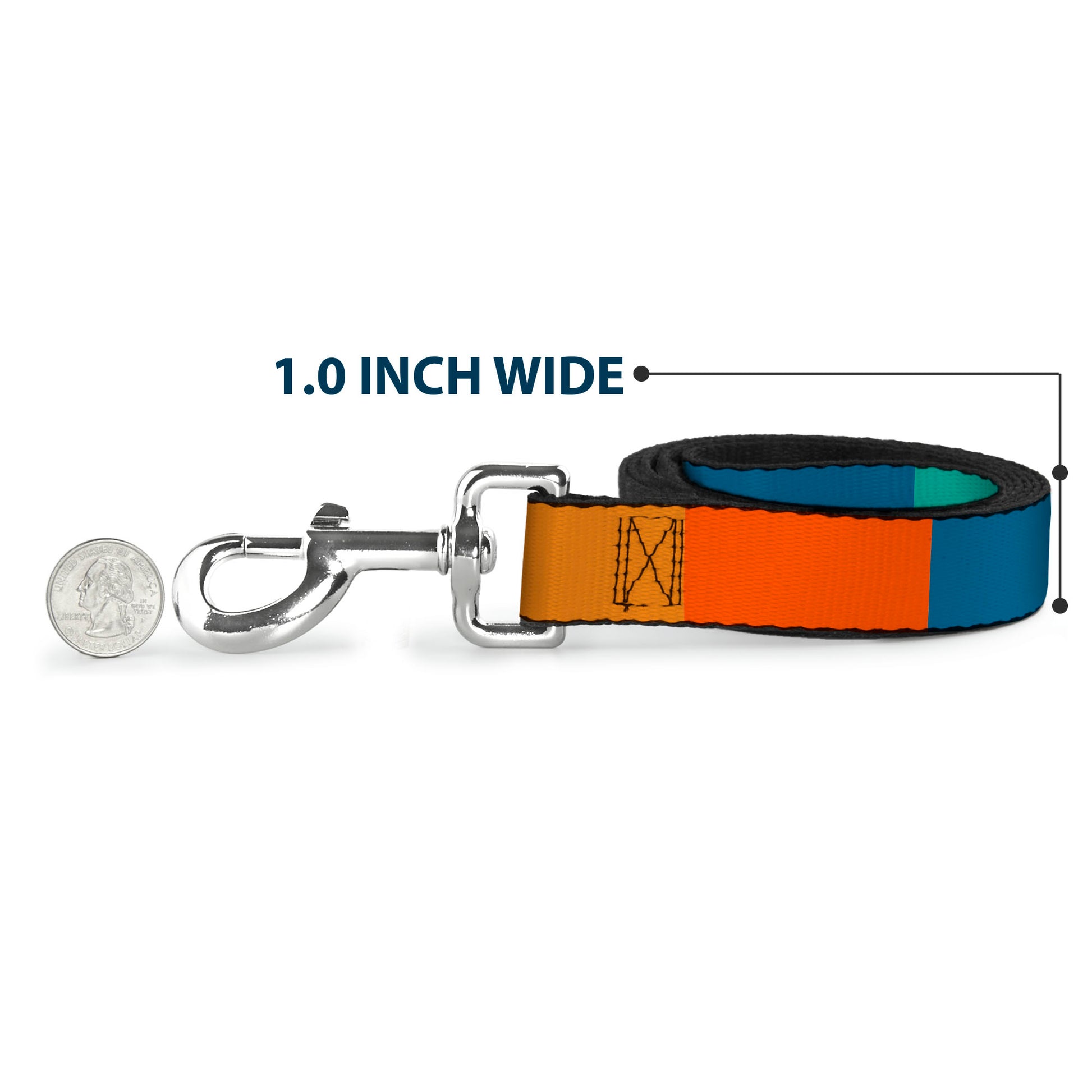 Dog Leash - Summer Essentials Color Block 2 Dog Leashes Buckle-Down