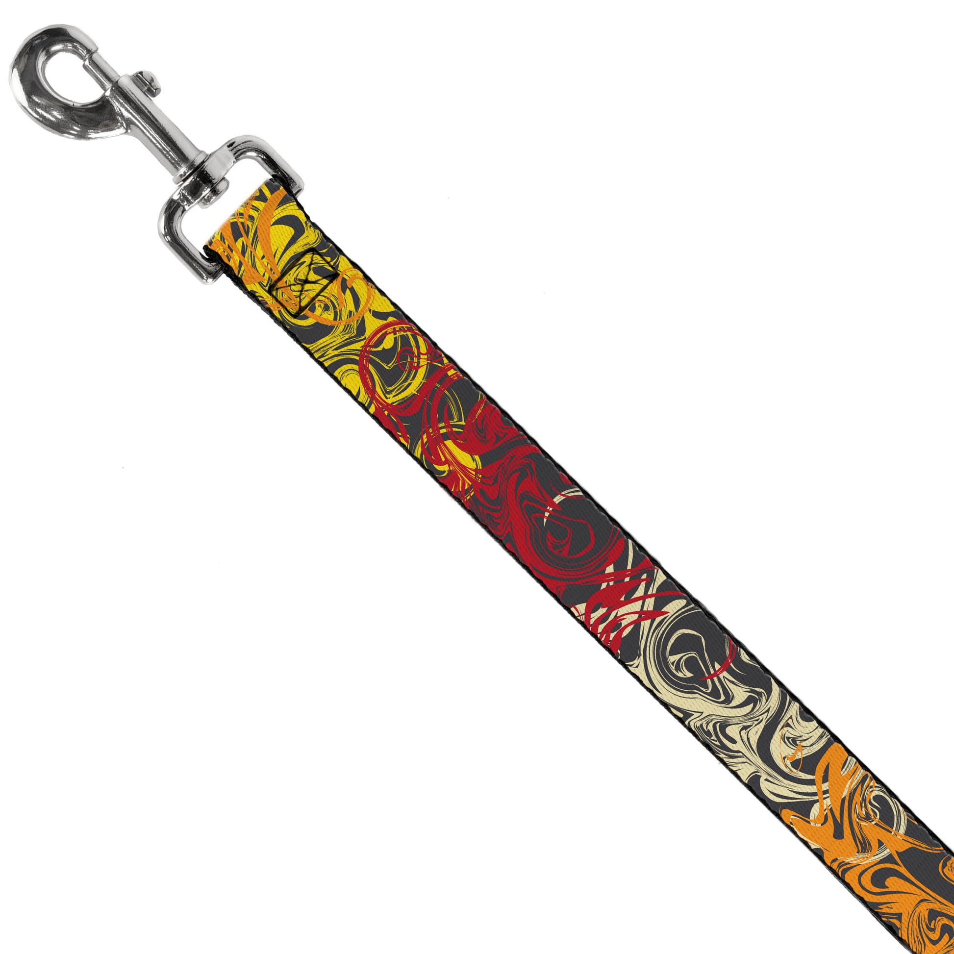 Dog Leash - Swirl Mix Gray/Multi Color Dog Leashes Buckle-Down