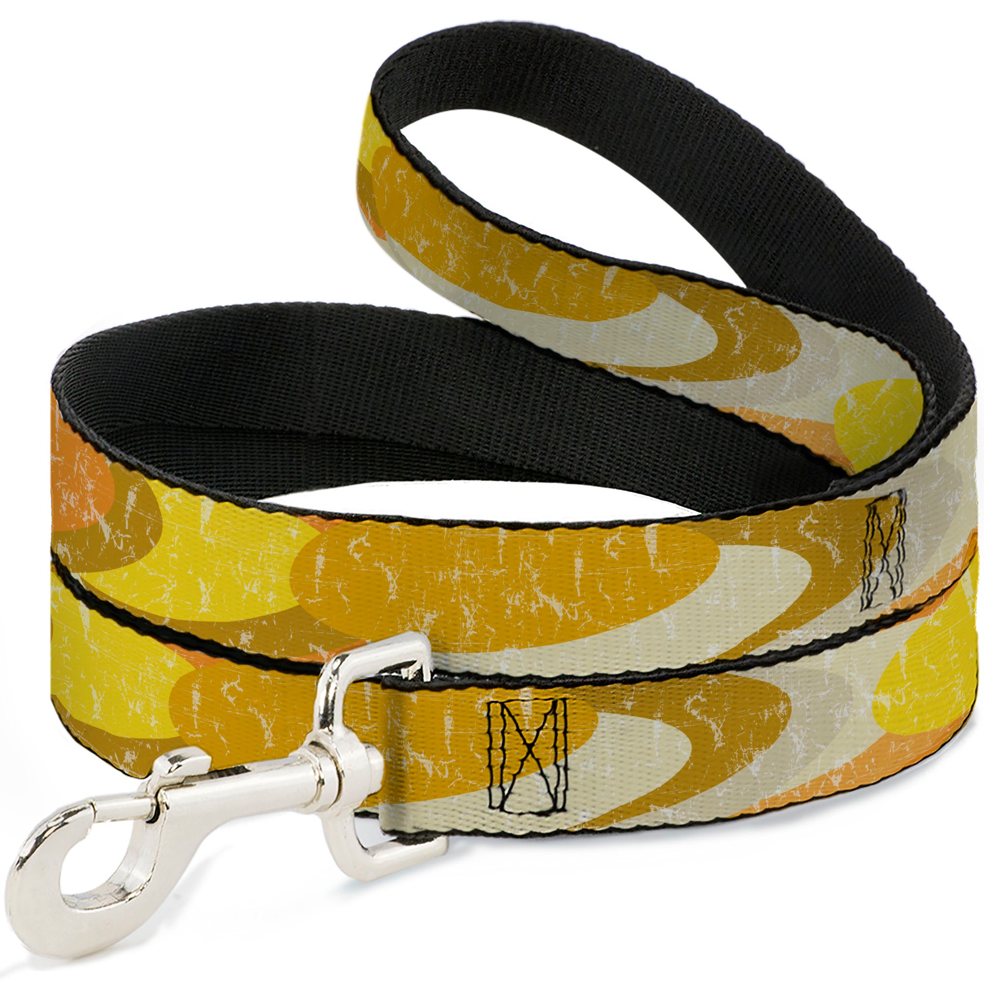 Dog Leash - Spots Stacked Weathered Yellows/Browns Dog Leashes Buckle-Down