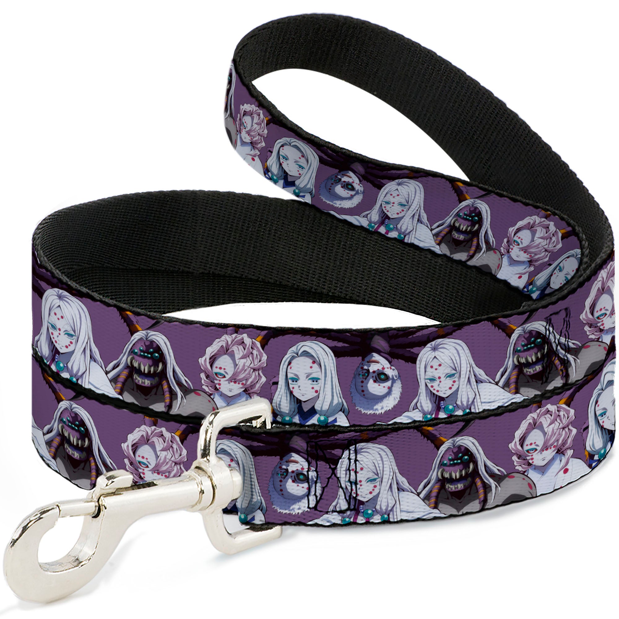 Dog Leash - Demon Slayer The Spider Family Poses Purple Dog Leashes Demon Slayer
