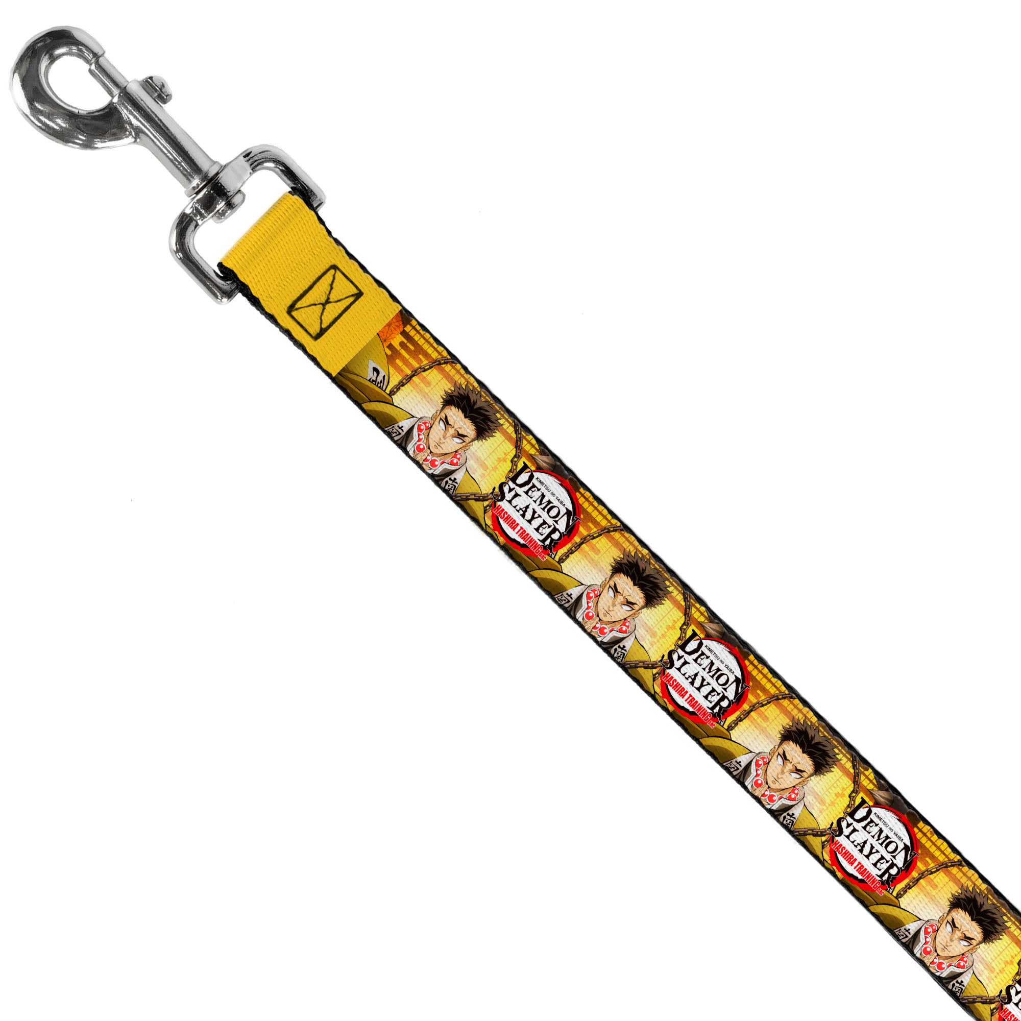 Dog Leash - DEMON SLAYER Gyomei Himejima Chain Pose and Title Logo Dog Leashes Demon Slayer