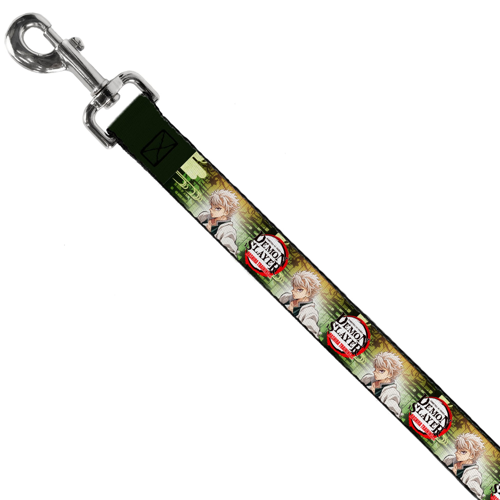 Dog Leash - DEMON SLAYER Sanemi Shinazugawa Pose and Title Logo Dog Leashes Demon Slayer
