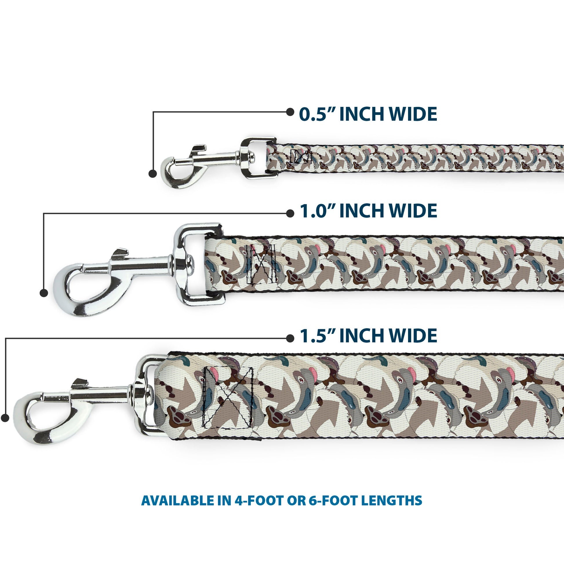 Dog Leash - Avatar the Last Airbender Appa Pose Stacked Dog Leashes Avatar The Last Airbender
