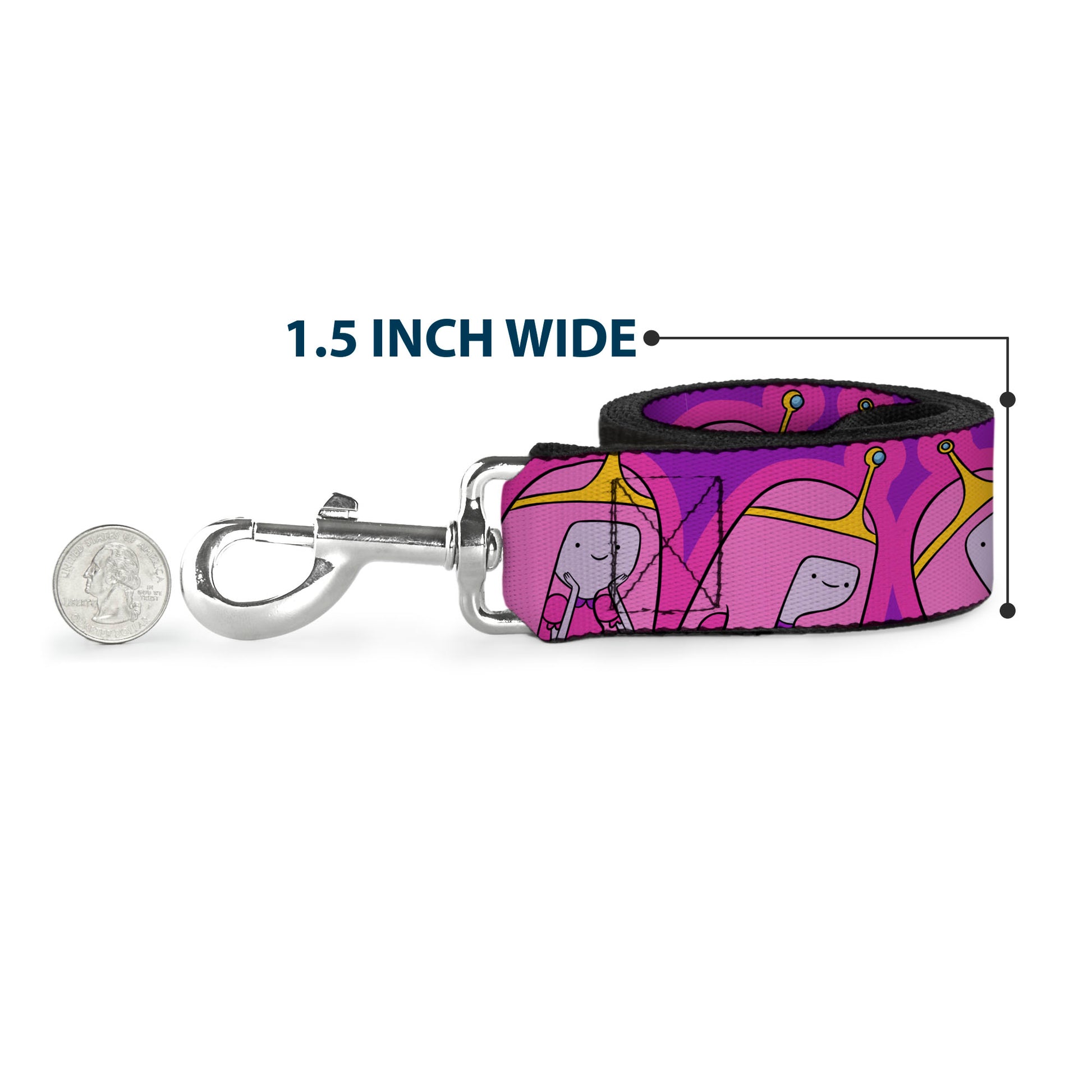 Dog Leash - Adventure Time Princess Bubblegum Poses Collage Lavender Dog Leashes Adventure Time