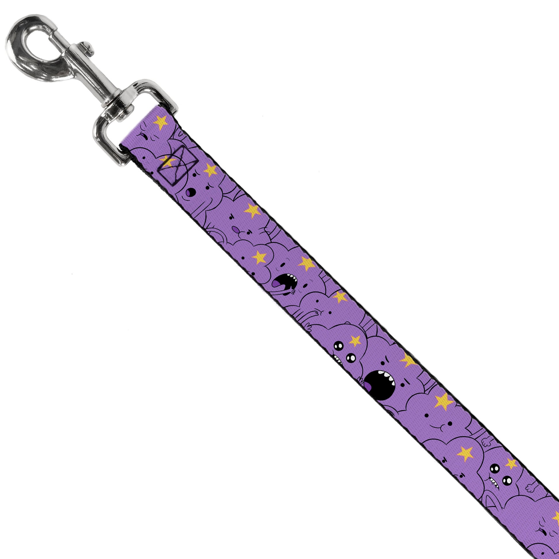 Dog Leash - Adventure Time Lumpy Space Princess Expressions Stacked Lavender Dog Leashes Adventure Time