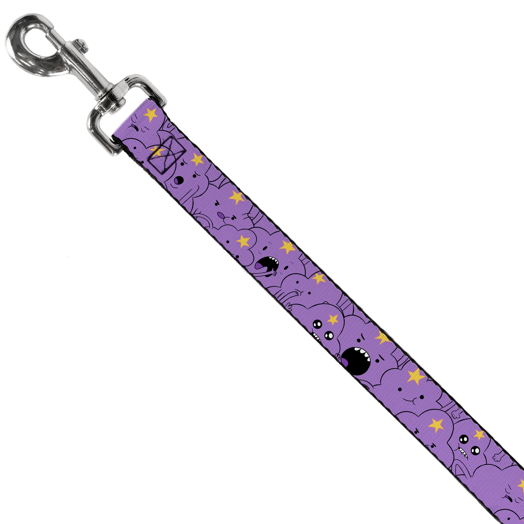 Dog Leash - Adventure Time Lumpy Space Princess Expressions Stacked Lavender Dog Leashes Adventure Time