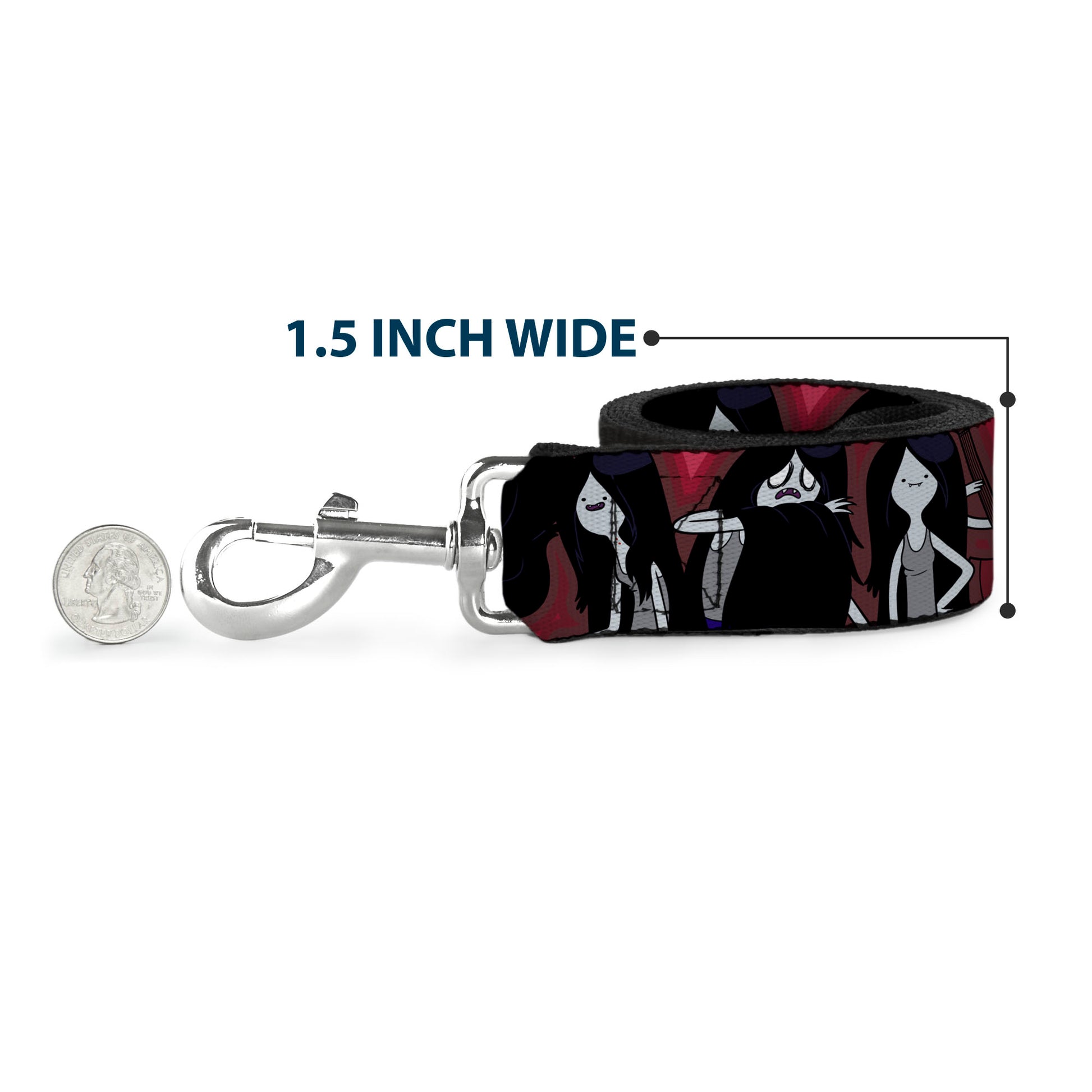 Dog Leash - Adventure Time Marceline Poses Collage Reds Dog Leashes Adventure Time