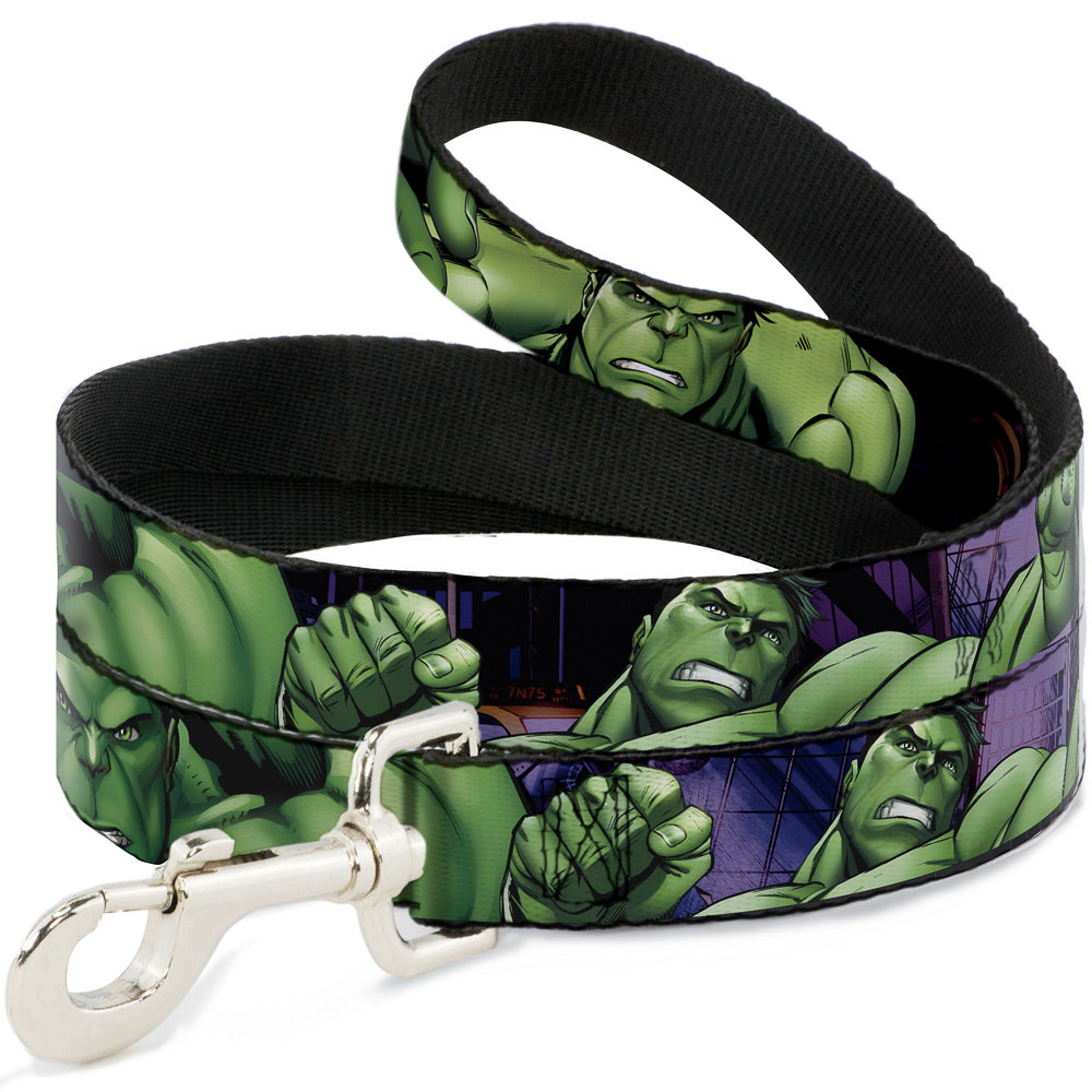 Dog Leash - Marvel Hulk CLOSE-UP Poses Dog Leashes Marvel Comics