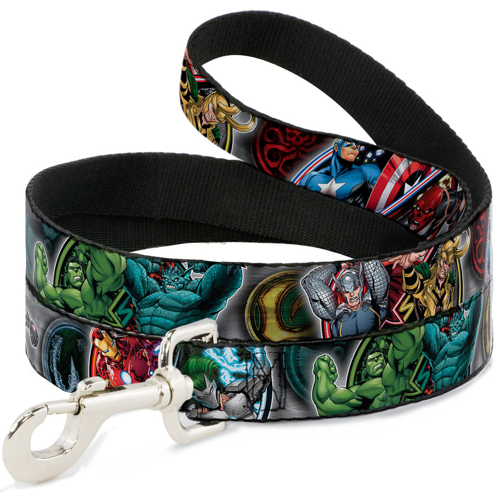 Dog Leash - Marvel Avengers Superhero/Villain Poses Dog Leashes Marvel Comics