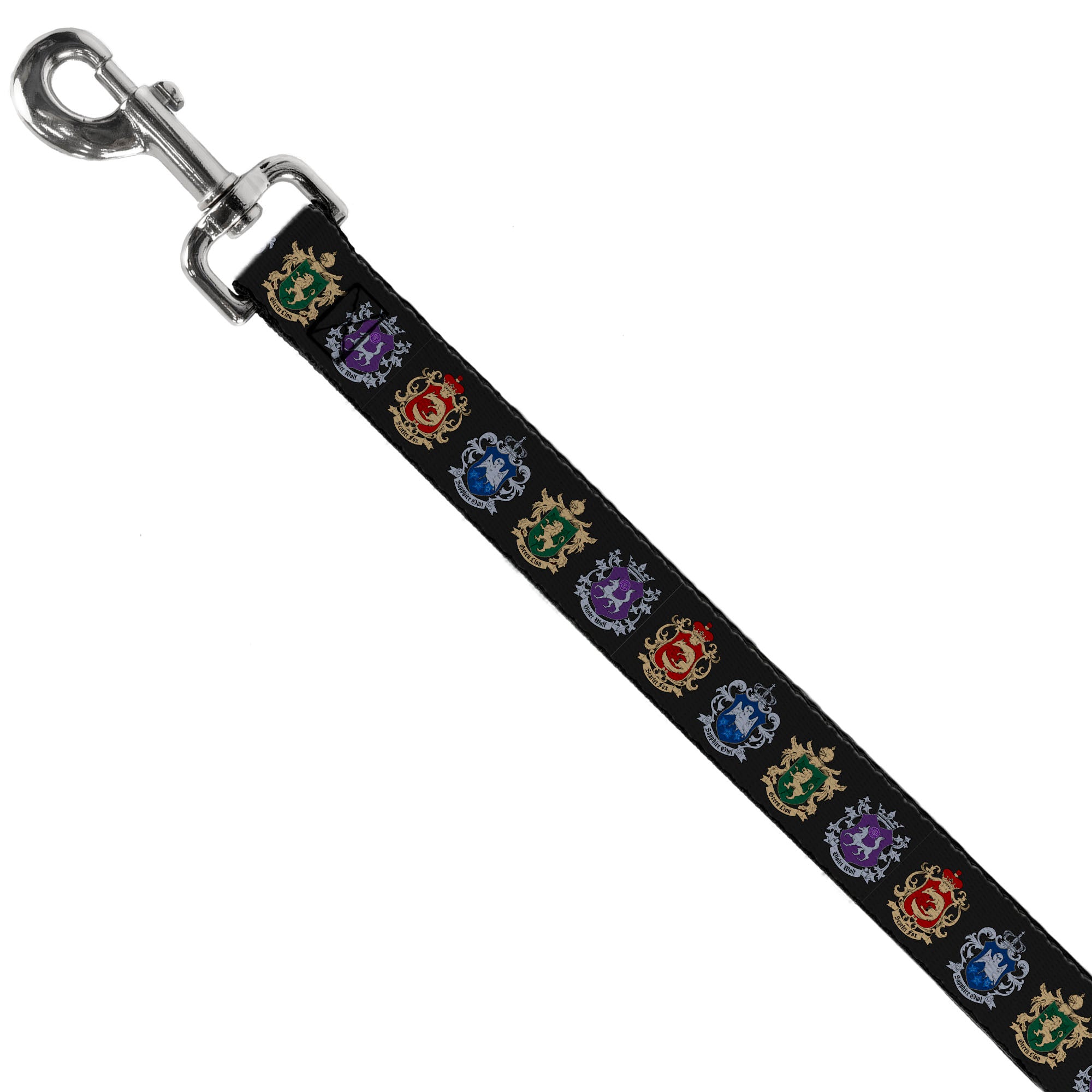 Dog Leash - Black Butler Public School Arc House Crest Icons Black Dog Leashes Black Butler