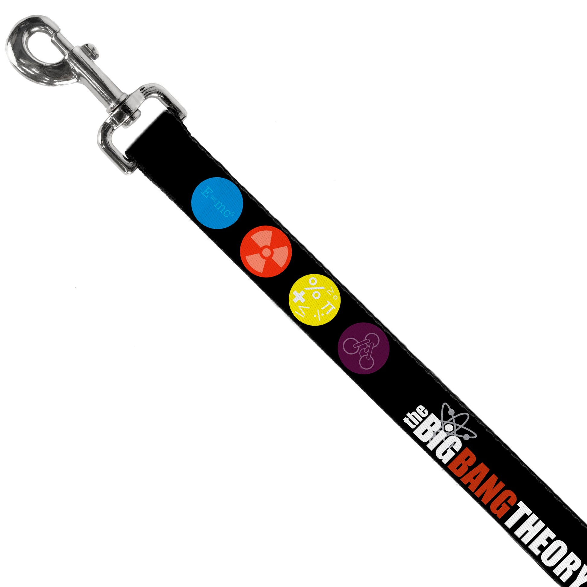 Dog Leash - THE BIG BANG THEORY DNA/Atom/E/Radiation Black Dog Leashes The Big Bang Theory