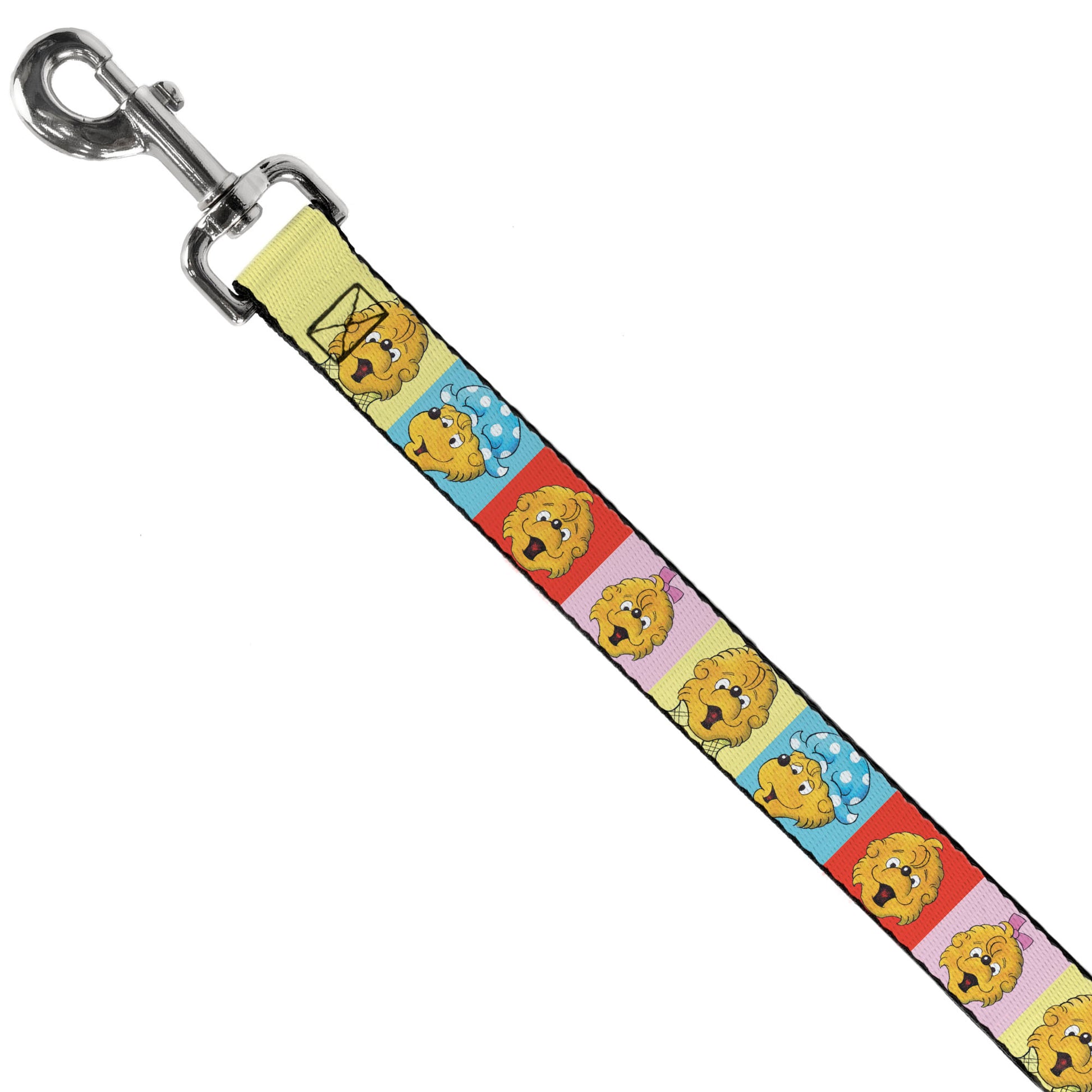 Dog Leash - The Berenstain Bears Smiling Face Blocks Multi Color Dog Leashes The Berenstain Bears