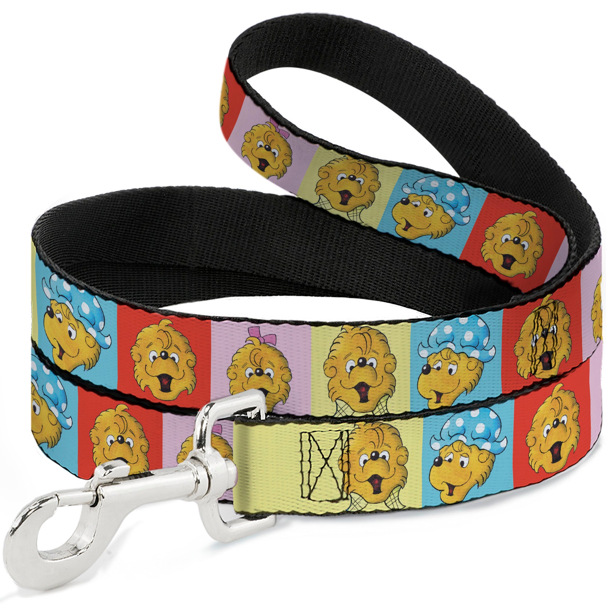 Dog Leash - The Berenstain Bears Smiling Face Blocks Multi Color Dog Leashes The Berenstain Bears