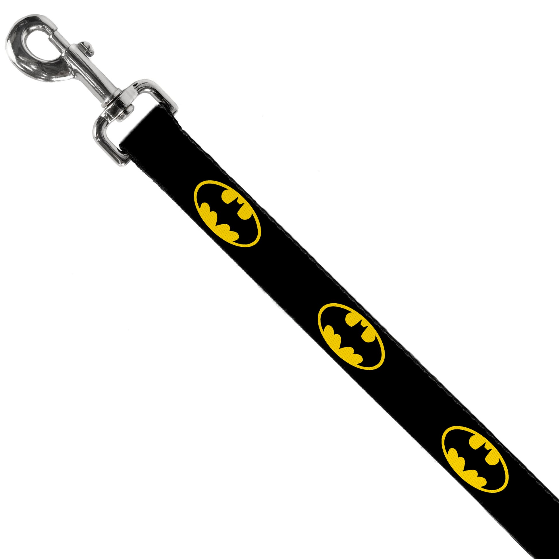 Dog Leash - Batman Shield Black/Yellow Dog Leashes DC Comics