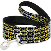 Dog Leash - Batman Shield Checkers Dog Leashes DC Comics