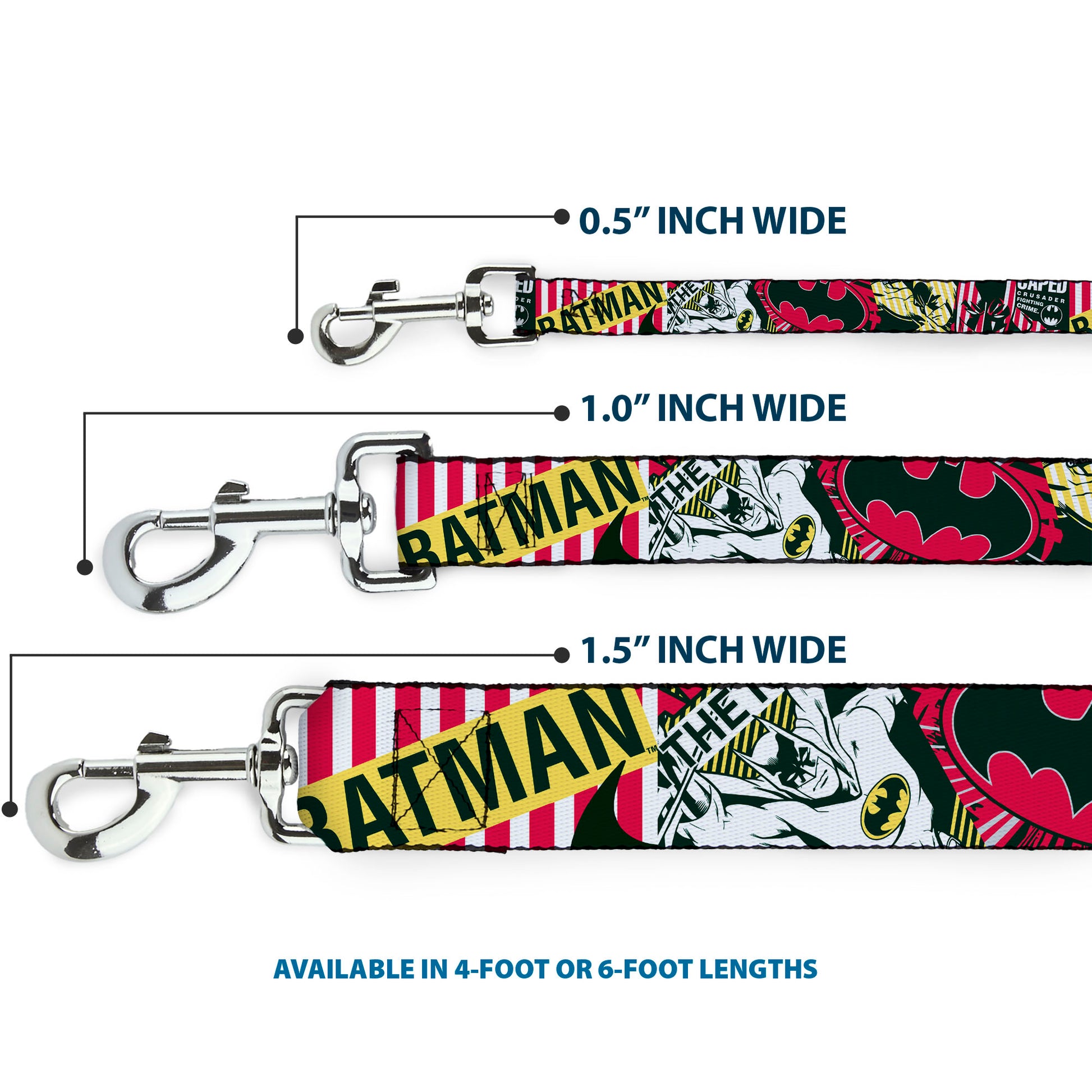Dog Leash - Batman Caped Crusader Dog Leashes DC Comics